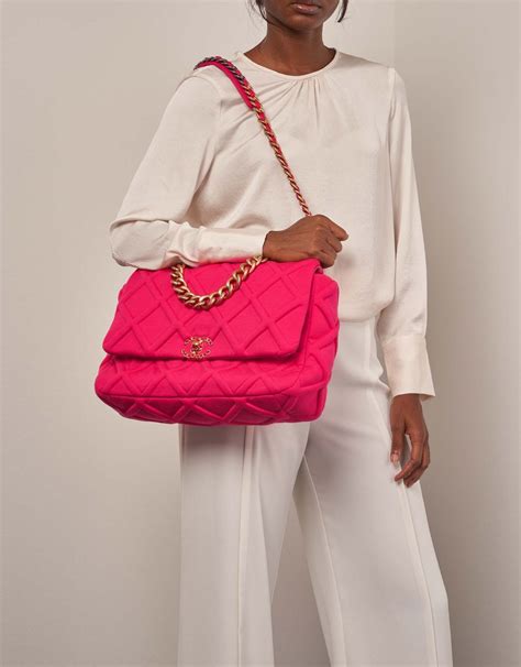 hot pink chanel 19|Chanel 19 handbags.